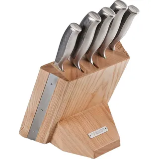 Diamant Sabatier Messerblock Riyouri Holz 6-teilig - Silber