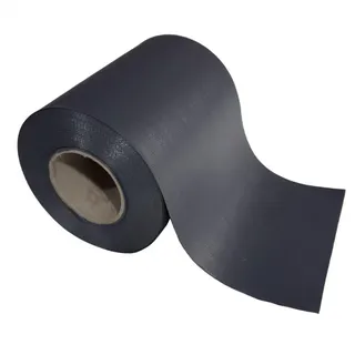 Hanjet PE 2,0 Premium Sichtschutz (Kein PVC) – Anthrazit Sichtschutzstreifen 70m x 19cm, Doppelstabmatten, Windschutz, Zaunfolie (300g/m2) für Gartenzaun, Balkon, Wohnhaus mit 50 Clips