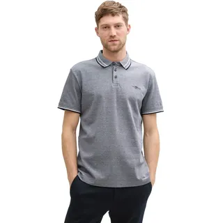 Tom Tailor Poloshirt Kurzarmshirt - Grau