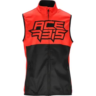 Acerbis Linear, Weste - Schwarz/Rot - 3XL