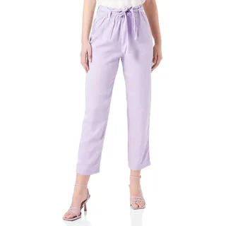 TOM TAILOR Denim Damen Relaxed Tapered Hose mit Bindegürtel