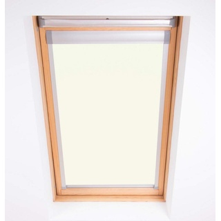 Bloc Skylight Rollo 10 (114/118) für Fakro Dachfenster Blockout, weiß