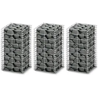 vidaXL Gabionensäule 25 × 25 × 50 cm