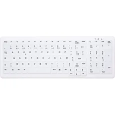 CHERRY AK-C7000 (FR, Kabellos), Tastatur, Weiss