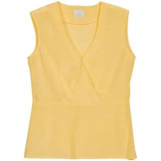 MADELEINE Blusentop »Bluse Bluse mit Schößchen«, gelb