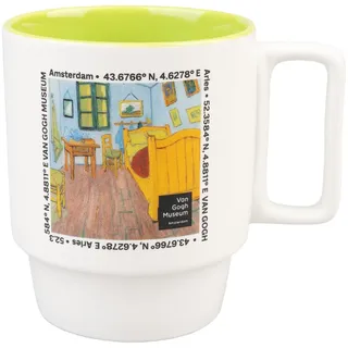 Grupo Erik Van Gogh Museum Premium 2 Tasse Kaffeebecher Kaffeetassen | Becher Teetasse Größe 10 x 9 cm - Fassungsvermögen 350 ml - Offizieller Van Gogh Museum Premium 2 Fanartikel Merch Geschenke