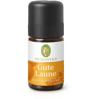 PRIMAVERA Duftmischung Gute Laune 5 ml - Orange, Limette und Zitrone - Aromaöl, Duftöl, ätherisches Öl Aromatherapie - motivierend - vegan