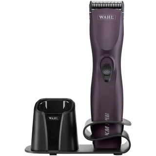 WAHL SUPERA PROFI AKKU TIER SCHERMASCHINE + EDELSTAHL AUFSTECKKAMM-SET 3 MM