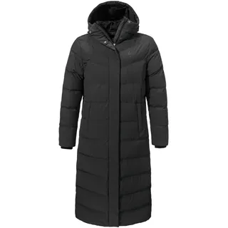 Schöffel Daunenmantel "Down Coat Style Vindave WMS" aus Polyester, sportlicher Stil, winddicht, schwarz