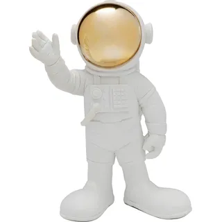 Kare Design "Welcome Astronaut, weiß, Polyresin, Unikat, Handbemalt, 27x21x13cm (H/B/T)