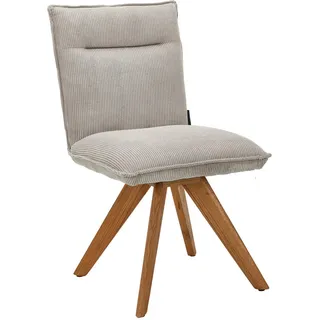 Johann Jakob Stuhl , Ecru , Holz, Textil , Wildeiche , massiv , Stativgestell , 47x87x62 cm , Stoffauswahl, Typenauswahl, Gestellauswahl , Holzmöbel, Sitzgelegenheiten Holz, Holzstühle