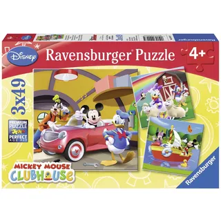Ravensburger Mickey Mouse Kinderpuzzle 3x49 Teile