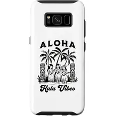 Hülle für Galaxy S8 Aloha Hula Vibes T-Shirt im Retro-Look, Vintage-Stil, Aloha Tiki Hula Tänzer