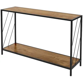 Ml-Design Konsolentisch , Braun , Metall , 33.5x75x120 cm , Wohnzimmer, Wohnzimmertische, Couchtische