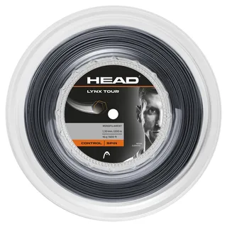 Head Lynx Tour Rolle Tennis-Saite, Schwarz, 1.25 Mm / 17 g
