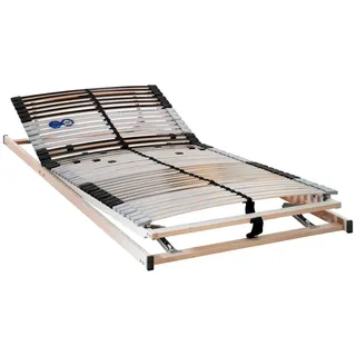 Sleeptex Lattenrost , Holz , Birke , Schichtholz , 7-Zonen , 90x190 cm , Über- und Sondergrößen erhältlich, Federholzleisten verleimt, bewegliche Leistenlagerung, Federleisten mit Triokappen, Mittelgurt, individuelle Liegehärteeinstellung, verstellbar , Schlafzimmer, Lattenroste, verstellbare Lattenroste