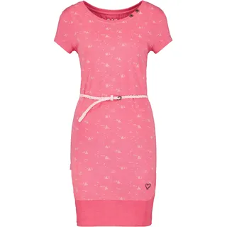 Blusenkleid ALIFE & KICKIN, Damen, Gr. L, Normalgrößen, pink (candy), 65% Baumwolle, 35% Polyester, Rundhals, Kleider Blusenkleid