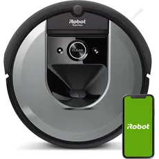 iRobot Roomba i7150, Staubsauger Roboter, Grau, Schwarz