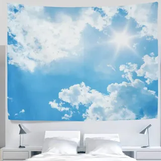 YISUMEI - Tapisserie - Blauer Himmel - Wandteppich Wand Schlafzimmer Wohnzimmer Decor (200x150cm)