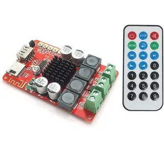 DollaTek TPA3116 2X50W Bluetooth Digitalverstärker-Brett mit Fernsteuerungs, stützen FM Radio/TF-Karte/USB-Aufnahme-Spiel 8~26V DC für Kopfhörer HIFI Verstärker Haupttheater