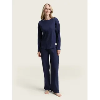 Tom Tailor Sweatpants Bodywear basic, Pyjama-Set blau 42