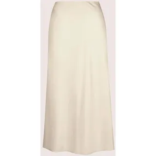 MADELEINE Midirock "Midirock Midi Satinrock für elegante Anlässe" Satin, perlweiß