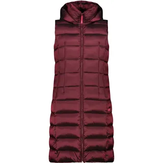 CMP Lange Damen-Weste aus Nylon mit fester Kapuze