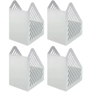 Helit H6361082-4 - Stehsammler DN A5 „the tower gate“, lichtgrau, 4 Stück