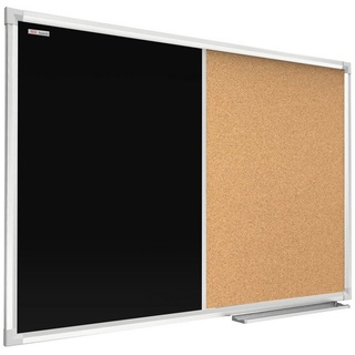 ALLboards Pinnwand und Kreidetafel 60,0 x 40,0 cm Textil schwarz