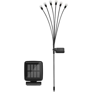 Lampe Strend Pro Garden Firefly, Solar, 6x LED, Edelstahl, 72 cm