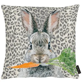 Kissenhülle APELT "3104", natur, grau, B:40cm H:0,5cm L:40cm, Mischgewebe, Bezug: 75% Baumwolle, 25% Polyester, Kissenbezüge, Kissenhülle