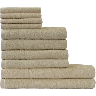 Dyckhoff Kristall Handtuchset 10-tlg. beige