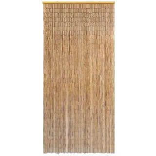 vidaXL Insektenschutz Türvorhang Bambus 100 x 220 cm - Braun