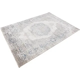 Pierre Cardin Paris - Vintage - Super soft - Shinny - 3D - Teppich - Hotel Chic - Design Teppich schön - Teppich - 80x150 cm Läufer - blau beige - Blau, Beige