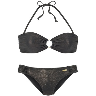 LASCANA Bandeau-Bikini Damen Schwarz