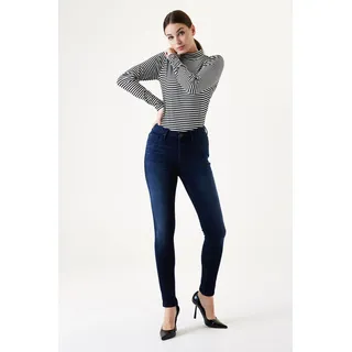 Garcia High-waist-Jeans »Celia superslim«, blau