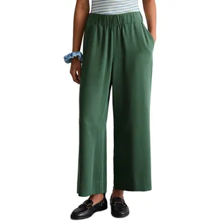 Culotte MARC O'POLO DENIM, Damen, Gr. M, N-Gr, turf grün, Web, Obermaterial: 100% Lyocell, relaxed fit knöchellang, Hosen Culotte, relaxed fit aus LENZING Lyocell