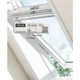 VELUX Verdunkelungsrollo DKL P08 0705 uni grau/aluminium