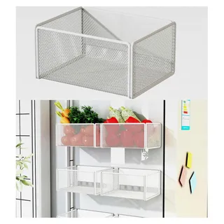 Magnetregal Küchenorganizer Gewürzregal Magnetisch Kühlschrank Regal Küchenrollenhalter