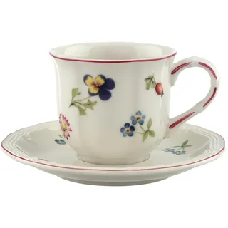 Villeroy & Boch Espressotasse mit Untertasse 0,08 l Mehrfarbig