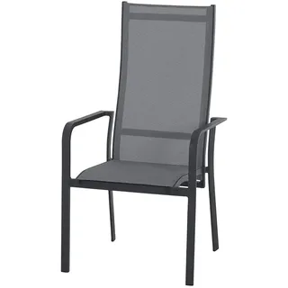 Siena Garden Dining Move Sessel Carlton Gartenstuhl 60 x 120 x 113 cm dunkelgrau