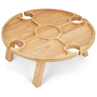 Livoo - Aperitif-Tablett mit Füßen MES150, Beige