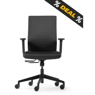 Trendoffice to-strike work Stoff Schwarz