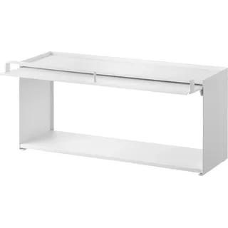 Yamazaki Küchenregal Organizer Regal stehend Metall 60x25x17cm weiß - Weiß