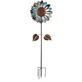 Locker Windrad Dekostecker SUNNY 60 x 213 cm Braun