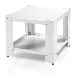 xavax Waschmaschinen Untergestell, 50cm Erhöhung, mit Ablage (60x60 cm Waschmaschinen-Unterschrank, stabiler Waschmaschinensockel als Unterbau auch für Trockner, Kühlschrank, Geräte bis 150kg) weiß