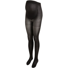 Noppies Damen Maternity tights 40 Den Umstandsstrumpfhose, Halbtransparent, Schwarz (Black 06), One Size (Herstellergröße: S/M)