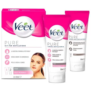 Veet Haarentfernungs-Set Viso Pelli Normali