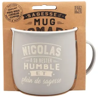 Mug Nomade - Personalisierte Tee- und Kaffeetasse Nikolaus – Geschenk für Herren