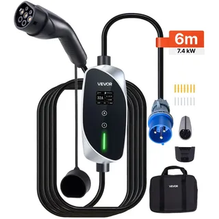 Vevor Mobile Wallbox Typ 2 Ladekabel 6 m